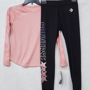 🆕️ Under Armour Tee & Converse Leggings